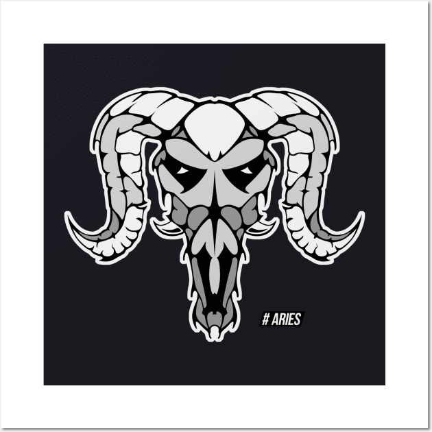 Aries ZODIAC Ram HOROSCOPE Wall Art by MasliankaStepan